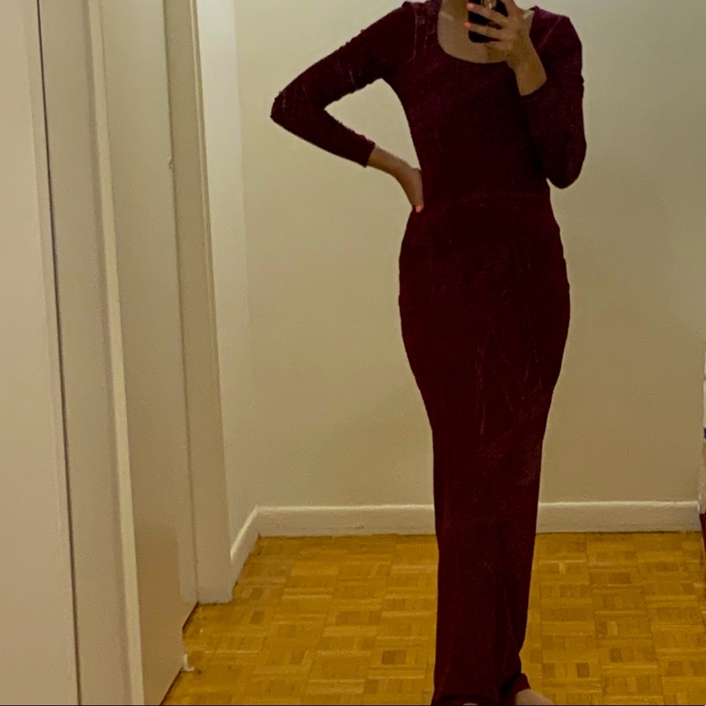 Boohoo Full length, bodycon dress